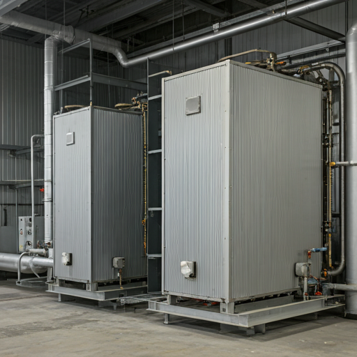 Technische Heizungsanlage Nahaufnahme